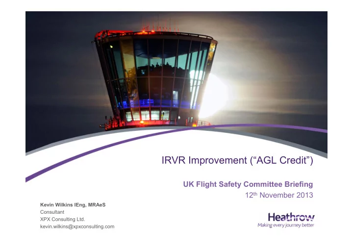 irvr improvement agl credit