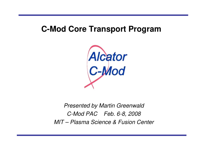 c mod core transport program