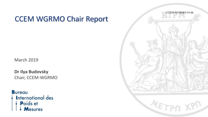 ccem wgrmo chair report