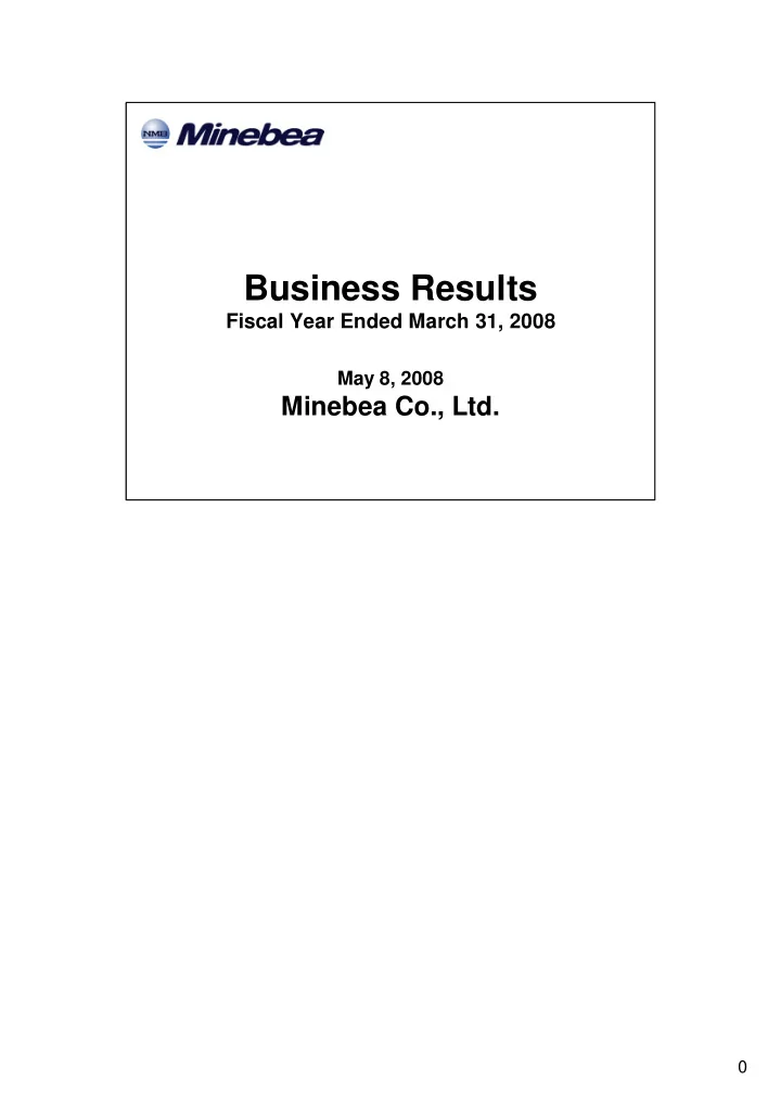 business results