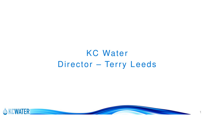 with blue river kc water director terry leeds