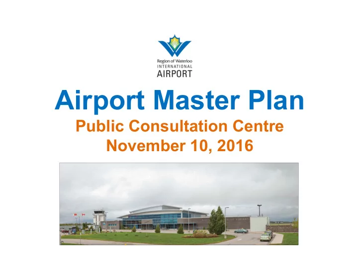 airport master plan