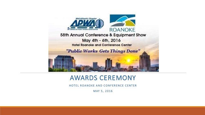 awa wards ceremony