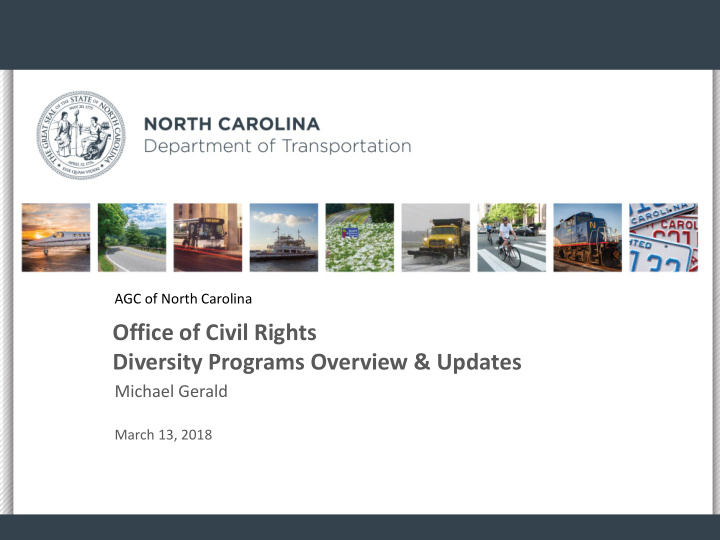 office of civil rights diversity programs overview updates