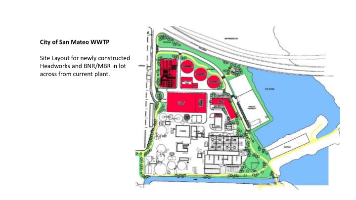 site layout for newly constructed