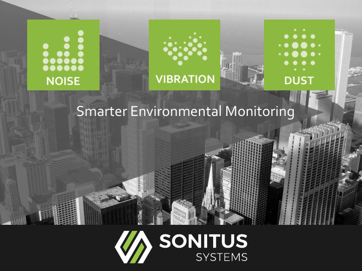 smarter environmental monitoring legislation
