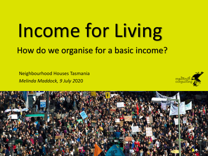 income for living