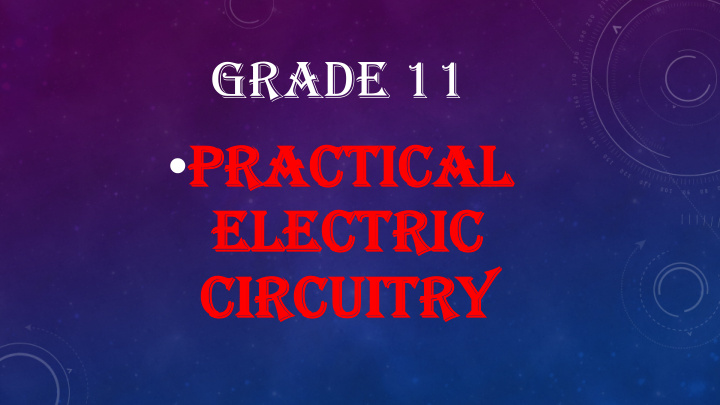 uses of electricity