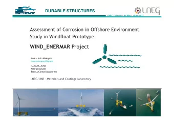 WIND_ENERMAR Project M ARIA J OO M ARQUES  mjoao.marques@lneg.pt  mjoao.marques@lneg.pt I SABEL