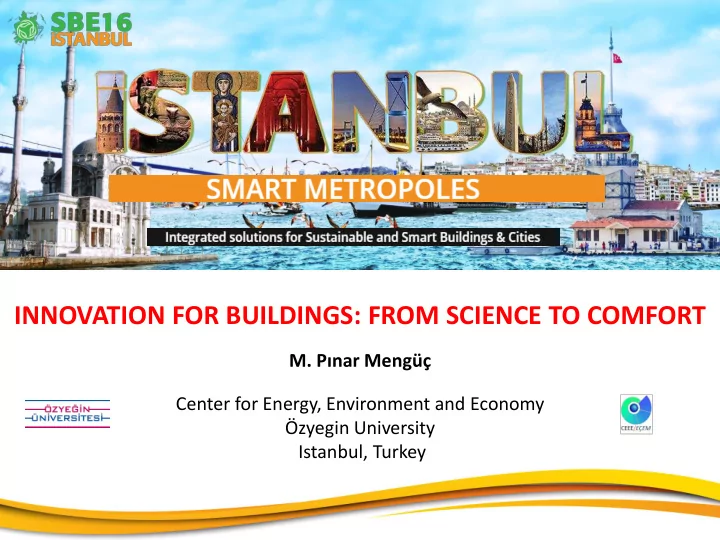 innovation for buildings from science to comfort