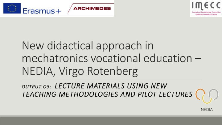 mechatronics vocational education
