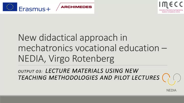 mechatronics vocational education