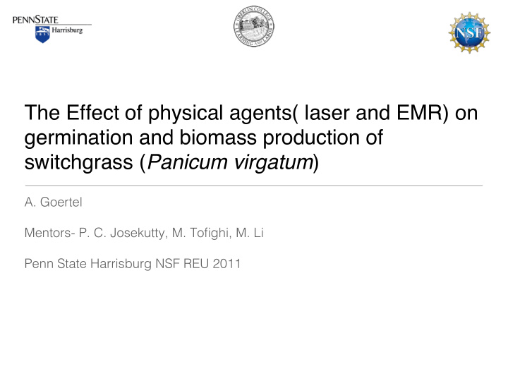 the effect of physical agents laser and emr on