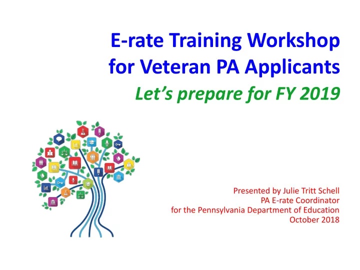e rate training workshop for veteran pa applicants