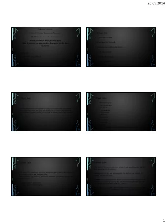 26.05.2014 Cukurova University  1. Collect data Electrical Electronic Engineering Department EE-589