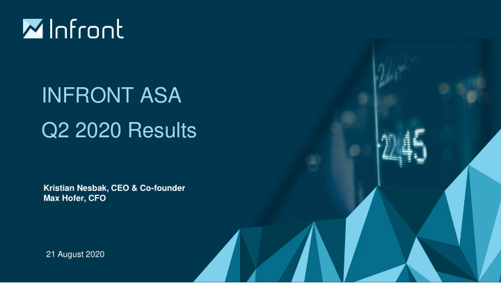 infront asa q2 2020 results