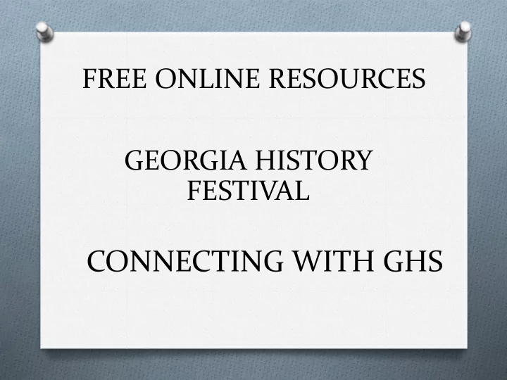 connecting with ghs o september 1 2015 professional