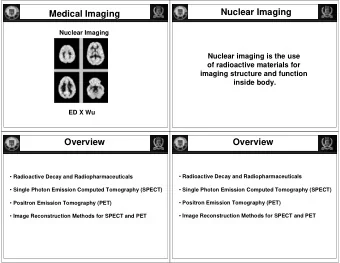 Nuclear Imaging  Medical Imaging  Medical Imaging  Nuclear Imaging  Nuclear Imaging  Nuclear