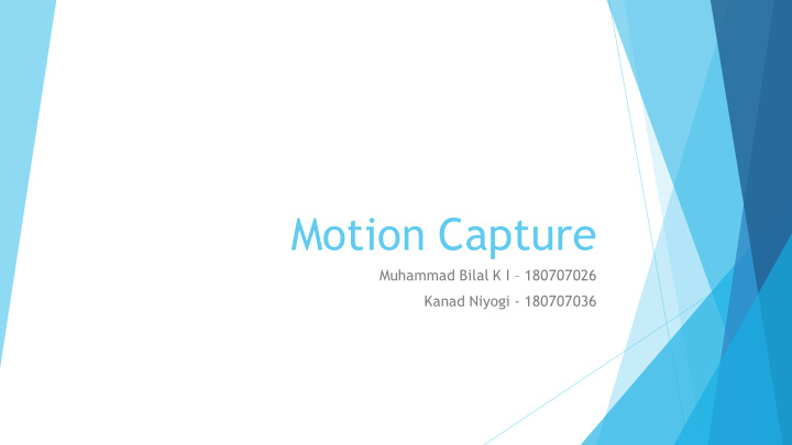 motion capture