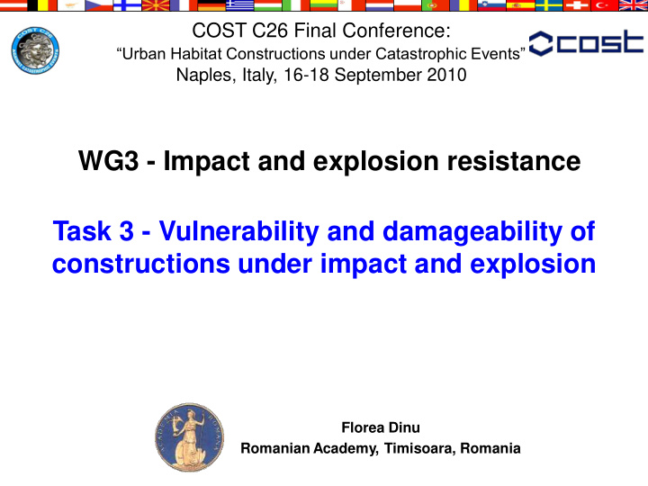 task 3 vulnerability and damageability of constructions