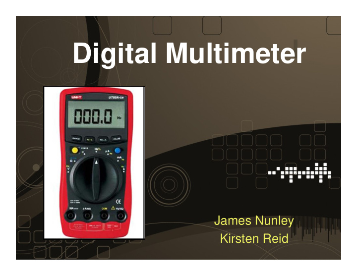 digital multimeter
