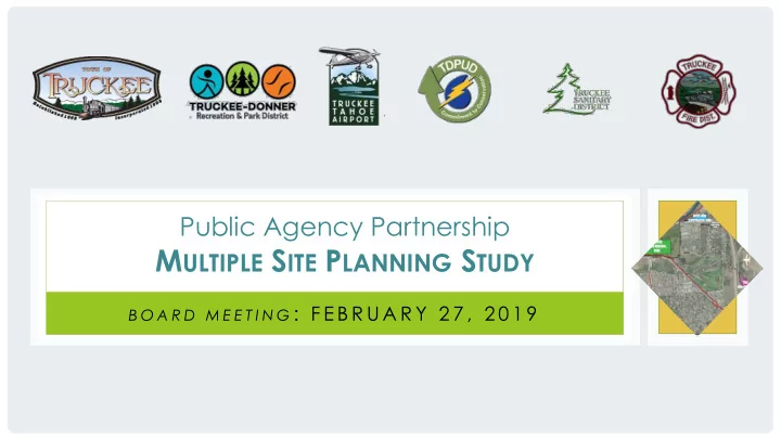 multiple site planning study
