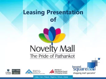 of  India | Iran | Nepal | Nigeria | Oman | Qatar  CITY SCAPE  www.beyondsquarefeet.com  2