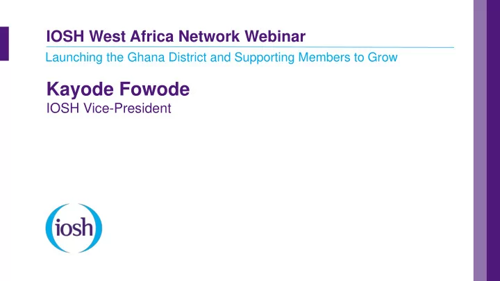 kayode fowode