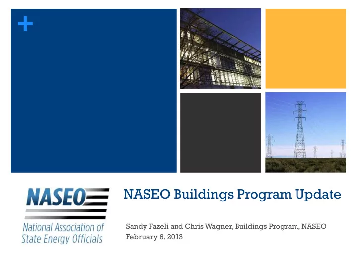 naseo buildings program update sandy fazeli and chris