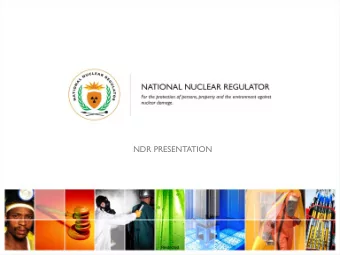 NDR PRESENTATION  Restricted  NDR PRESENTATION  Restricted  CONTENT  Getting registered