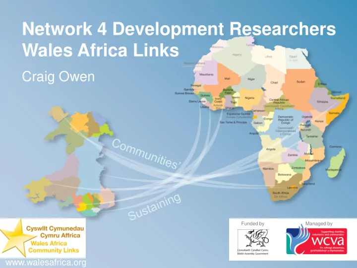 wales africa links