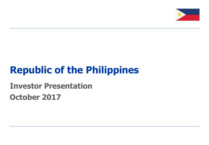 republic of the philippines