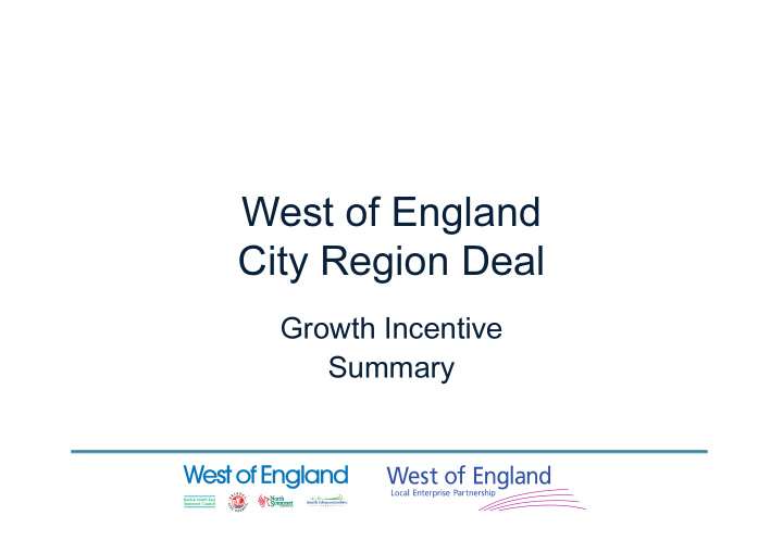 west of england city region deal