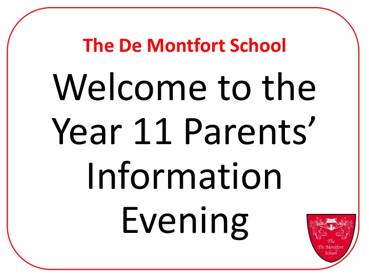 y ear 11 parents