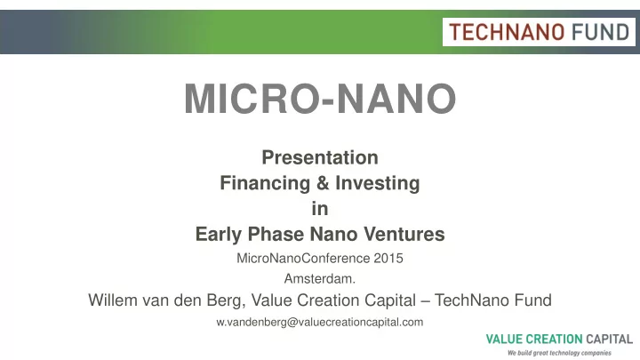 micro nano