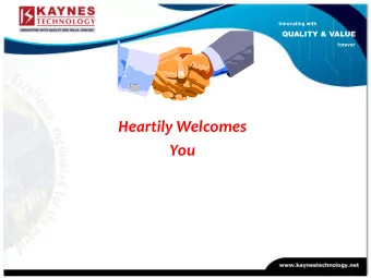 Heartily Welcomes  You  Innovating with  QUALITY &amp; VALUE  forever  Innovating with  OUR