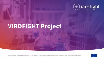 VIROFIGHT Project  1 VIROFIGHT project has received funding from the European Unions Horizon