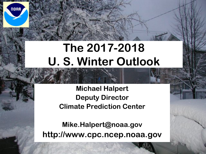 the 2017 2018 u s winter outlook