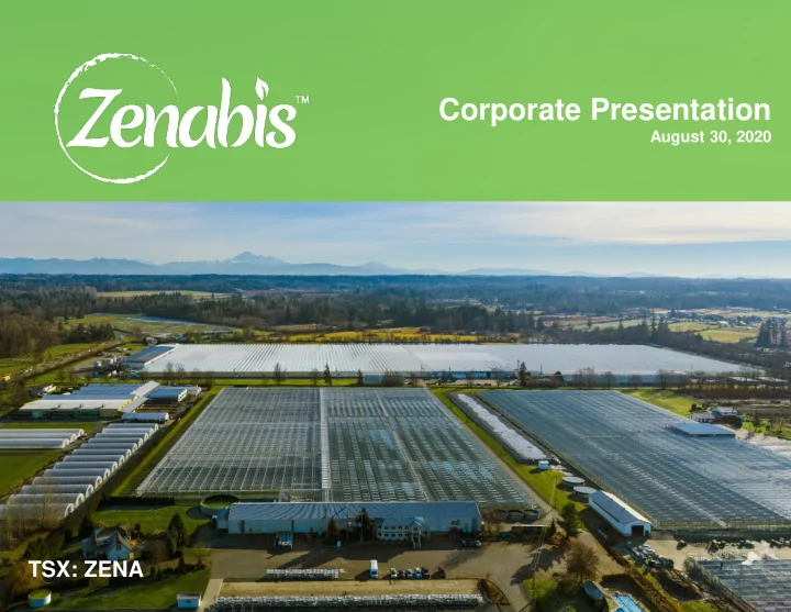 corporate presentation
