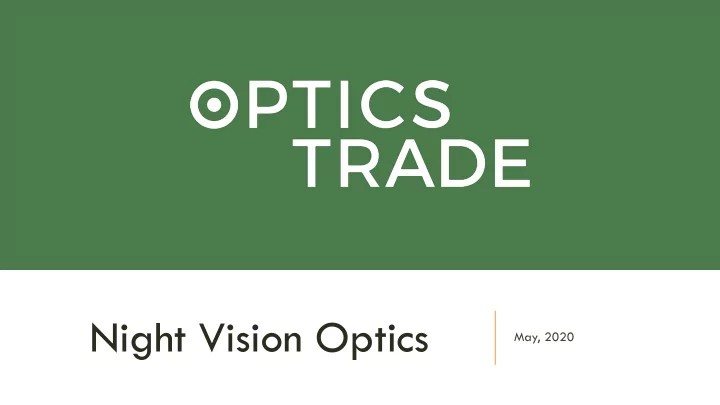 night vision optics