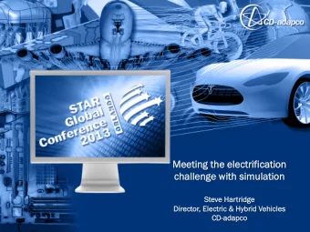 Meeting  ng t  the  he e  ele  lectrification  n  cha  halle  lleng  nge w  with s  h simu  mula