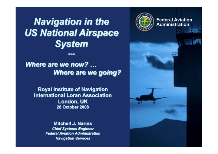 federal aviation administration overview