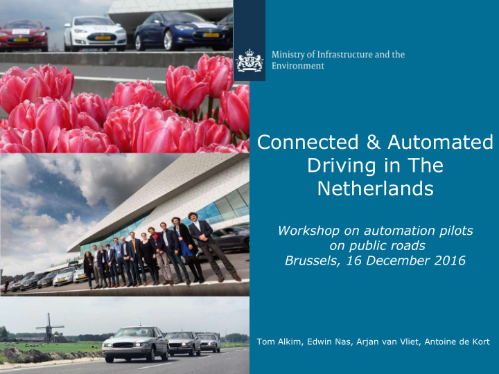 connected automated driving in the netherlands