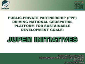 To achieve these Global Sustainable Development Goals, geospatial data are  crucial.