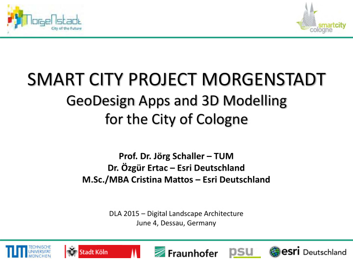 smart city project morgenstadt
