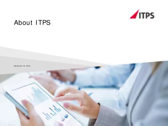About ITPS  November 16, 2015  About ITPS  About ITPS  ITPS  a group of companies, one of the