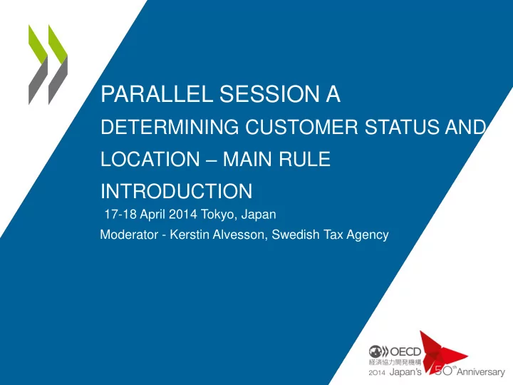 parallel session a