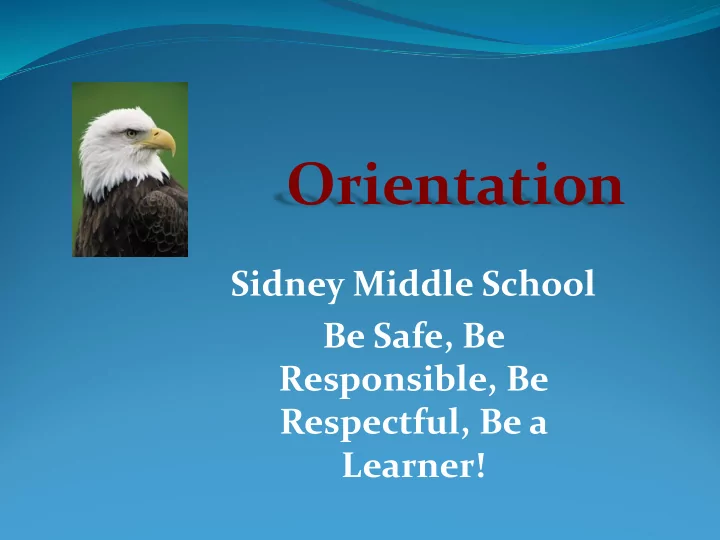orientation