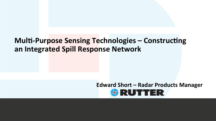 mul purpose sensing technologies construc ng an