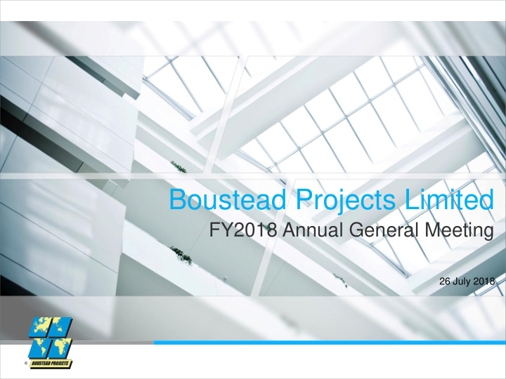 boustead projects limited